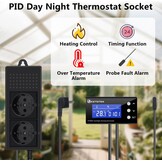 KETOTEK Reptielen Thermostaat met Dimfunctie & Timer - 33% Korting