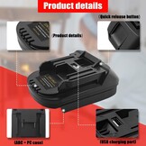 Adapter Einhell 18V naar Makita 18V Accu - 31% Korting