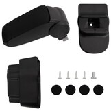 Zwarte Autoarmsteun 12x37x(31-48) cm ABS, geschikt voor OPEL CORSA D (2007-2014) - 33% Korting
