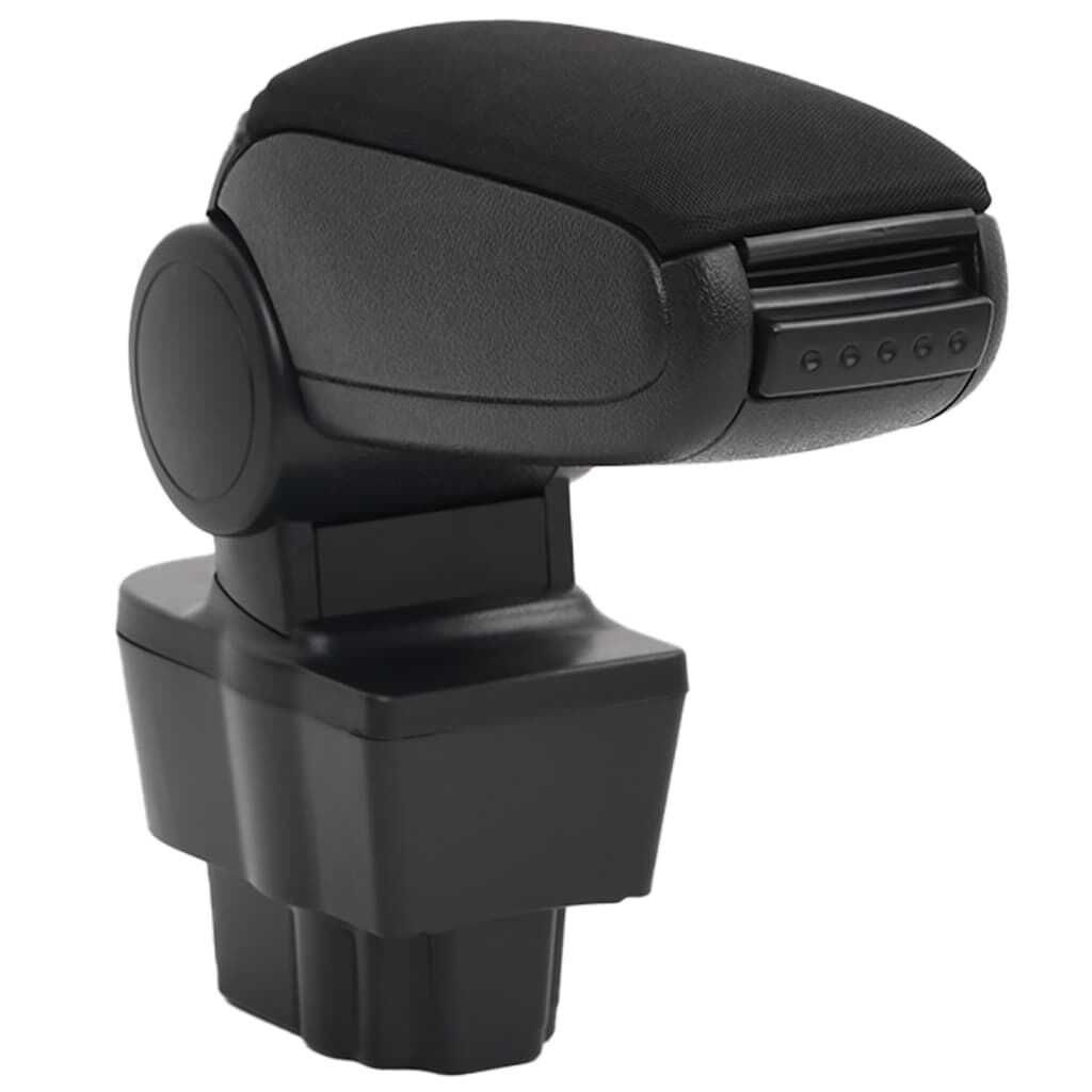 Zwarte Autoarmsteun 12x37x(31-48) cm ABS, geschikt voor OPEL CORSA D (2007-2014) - 33% Korting