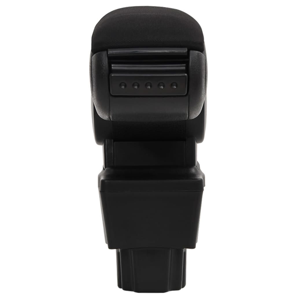 Zwarte Autoarmsteun 12x37x(31-48) cm ABS, geschikt voor OPEL CORSA D (2007-2014) - 33% Korting