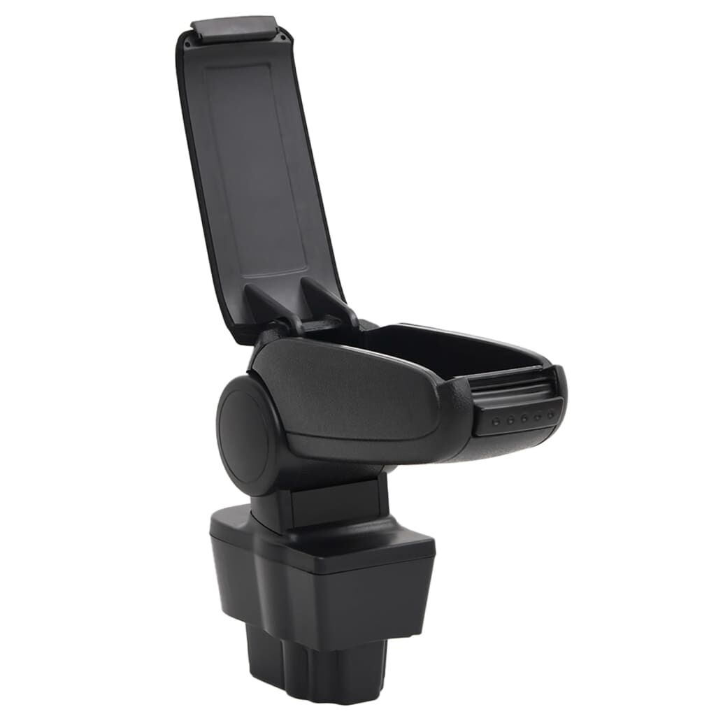 Zwarte Autoarmsteun 12x37x(31-48) cm ABS, geschikt voor OPEL CORSA D (2007-2014) - 33% Korting