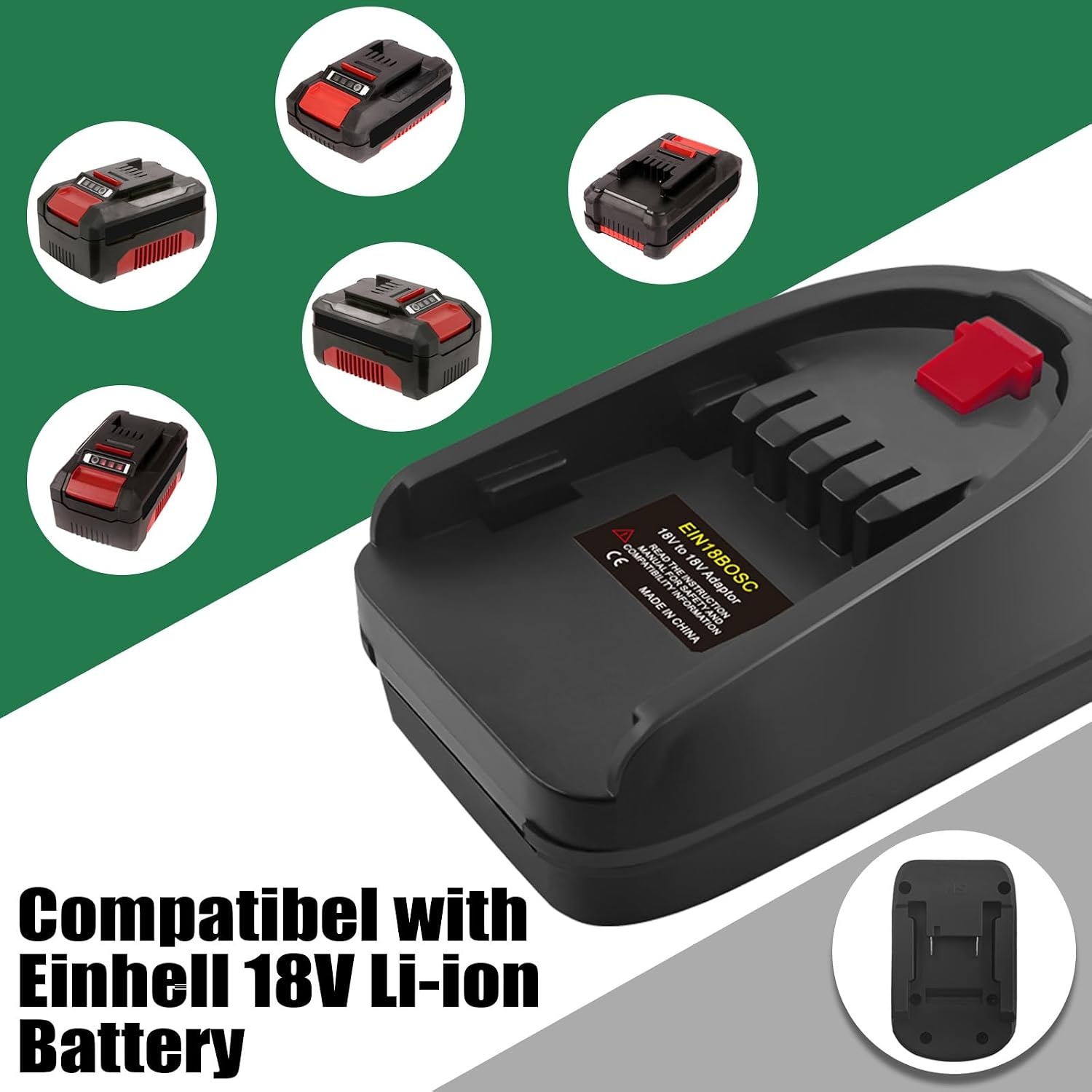 Adapter Einhell 18V accu naar Bosch PBA gereedschap - 31% Korting
