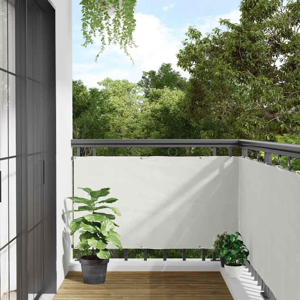 vidaXL Balkonscherm PVC Wit 400x120 cm - 32% Korting!