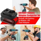 Adapter Einhell 18V naar Makita 18V Accu - 31% Korting