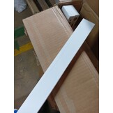 vidaXL Massief Grenenhouten Schuifdeur Wit 90x208 cm - 54% Korting