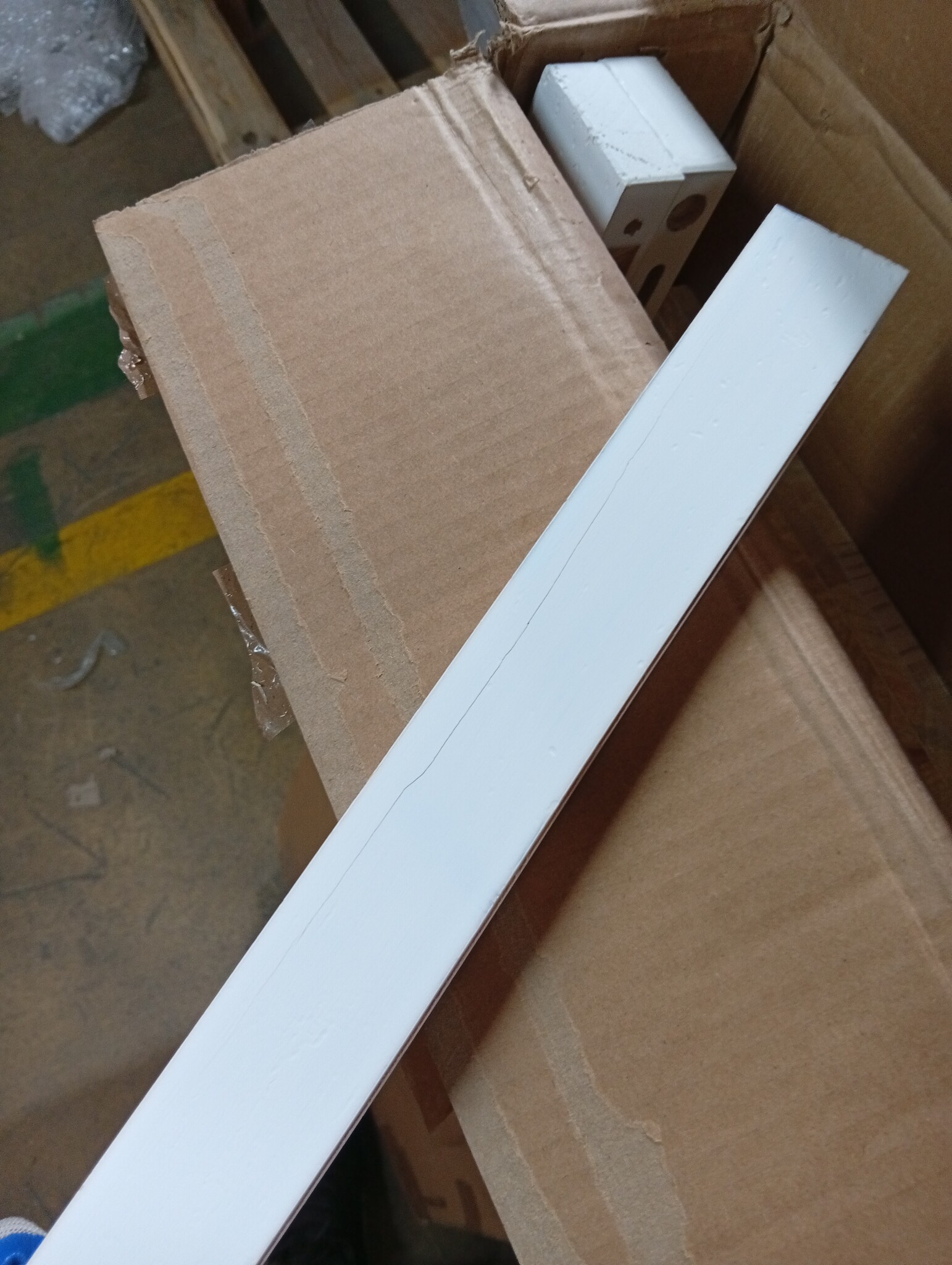 vidaXL Massief Grenenhouten Schuifdeur Wit 90x208 cm - 54% Korting