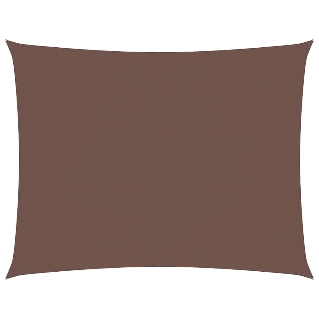 Rechthoekig Zonnescherm 6x7m Oxford Stof Bruin - 34% Korting