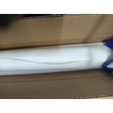 vidaXL Buitenrolgordijn UV-bescherming Wit 100 x 230 cm (B x H)