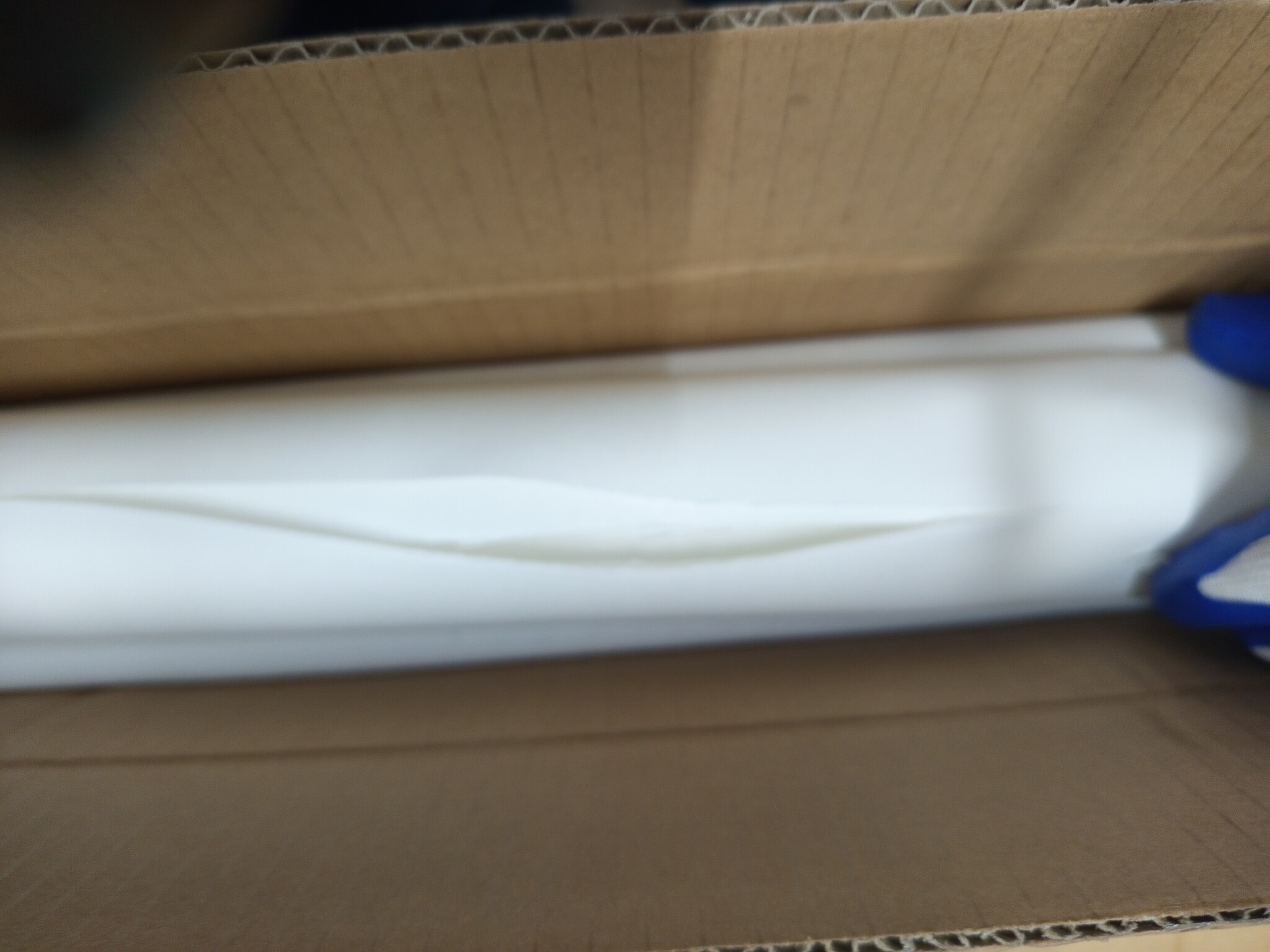 vidaXL Buitenrolgordijn UV-bescherming Wit 100 x 230 cm (B x H)