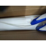 vidaXL Buitenrolgordijn UV-bescherming Wit 100 x 230 cm (B x H)