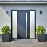 vidaXL Plantenbakken 2 st 50x50x50 cm staal antracietkleurig