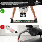 ALPHASKIN® Premium push-up board set I push-up handvatten home workout I 9 in 1 push up board I home gym I fitnessapparatuur voor thuis
