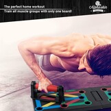 ALPHASKIN® Premium push-up board set I push-up handvatten home workout I 9 in 1 push up board I home gym I fitnessapparatuur voor thuis