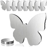 Aongray Tafelkleedgewichten Vlinder - RVS Magnetisch - Set van 8 - Ivoor - 53 gram