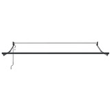 Markies Antraciet 3,5 x 2,5 m Metaal