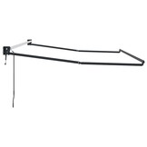 Markies Antraciet 3,5 x 2,5 m Metaal