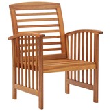vidaXL Tuinstoelen 2 st massief acaciahout