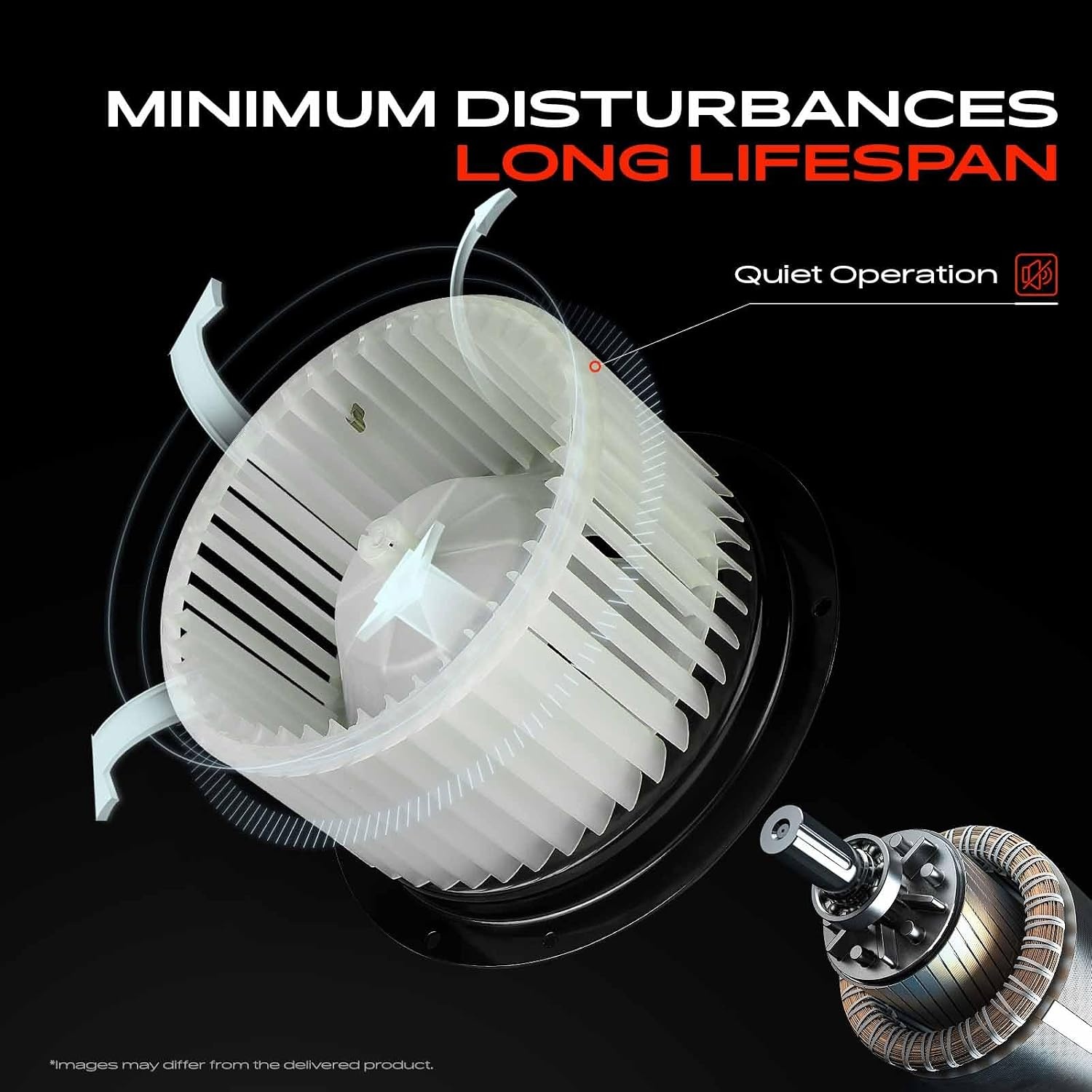 Frankberg Kachelventilator voor Honda Civic VIII en CR-V III en Jeep Wrangler III - 12V 2-Pin