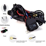 Willpower LED-balk 132 cm 52 inch 675 W Koplamp 10 cm 4 inch 18 W Werklamp Lichtstrip Met Bekabeling 12 V 24 V voor Terreinwagen Auto Tractor Vrachtwagen 4 x 4 Boot ATV