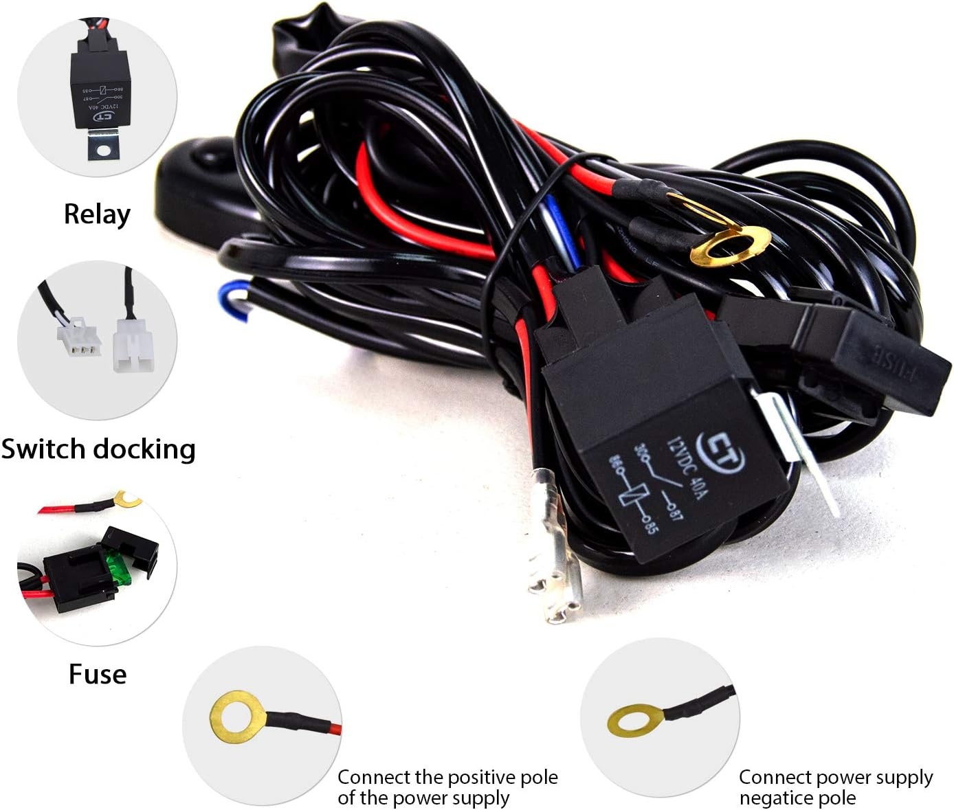 Willpower LED-balk 132 cm 52 inch 675 W Koplamp 10 cm 4 inch 18 W Werklamp Lichtstrip Met Bekabeling 12 V 24 V voor Terreinwagen Auto Tractor Vrachtwagen 4 x 4 Boot ATV