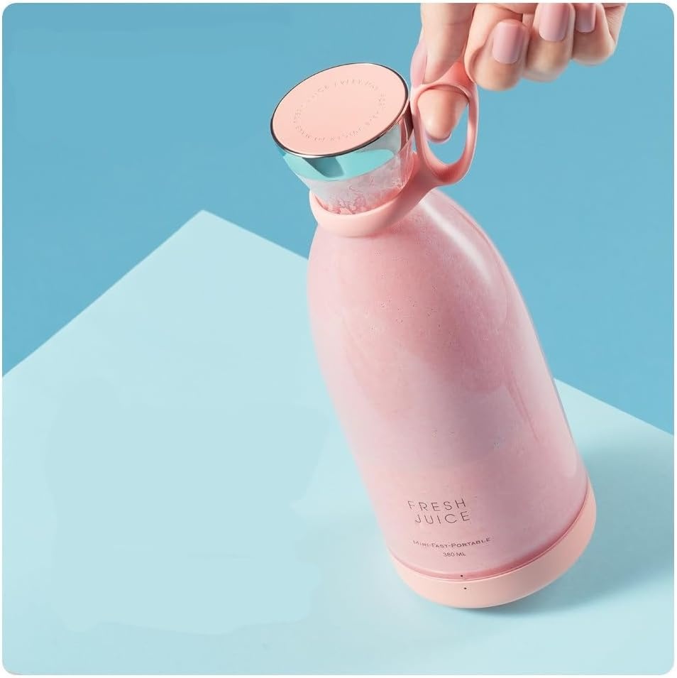 Draagbare Blender voor Smoothies Maker - 350 ml - Mixer, USB, Krachtige Motor, Draadloos Opladen, Ideaal voor Reizen, Blender to go vers sap blender, milkshakes, fruit blender