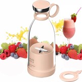 Draagbare Blender voor Smoothies Maker - 350 ml - Mixer, USB, Krachtige Motor, Draadloos Opladen, Ideaal voor Reizen, Blender to go vers sap blender, milkshakes, fruit blender
