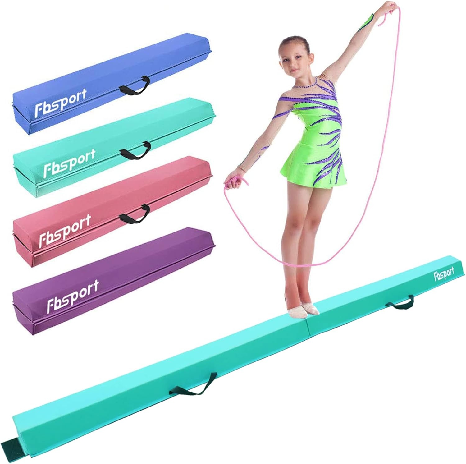 Opvouwbare Turnbalk - 300 cm, PU-leer, Antislip - 34% Korting