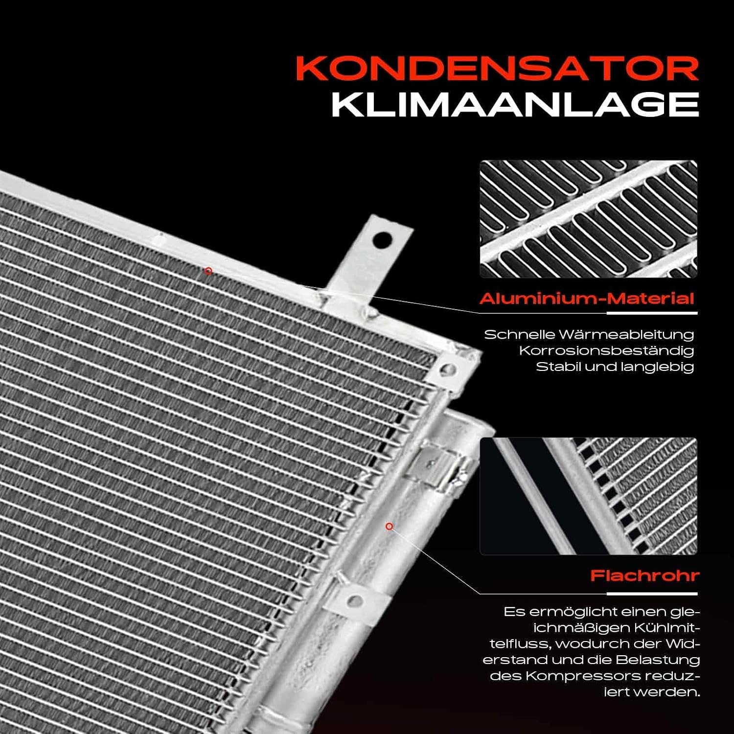 Frankberg Condensatorairconditioning met droger, compatibel met Outlander III GFW GGW ZJ ZK ZL 2.0L 2.3L 2.4L 3.0L Benzine Diesel 2012-Heute Vervanging # 7812A351