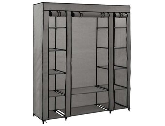 Kledingkast met Vakken & Stangen 150x45x176cm Grijs (58% Korting)