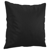 Sierkussens Kunstleer Zwart 40x40 cm (2 stuks) - 54% Korting