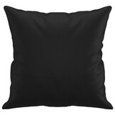 Sierkussens Kunstleer Zwart 40x40 cm (2 stuks) - 54% Korting