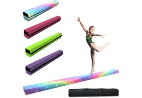Opvouwbare Balansbalk Gymnastiek 240 cm Regenboog - 33% Korting!