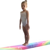 HomeSun zweefbalk, 240 cm, opvouwbaar, balansbalk, gymnastiekbalk, oefening, fitness, training, turnen voor thuis
