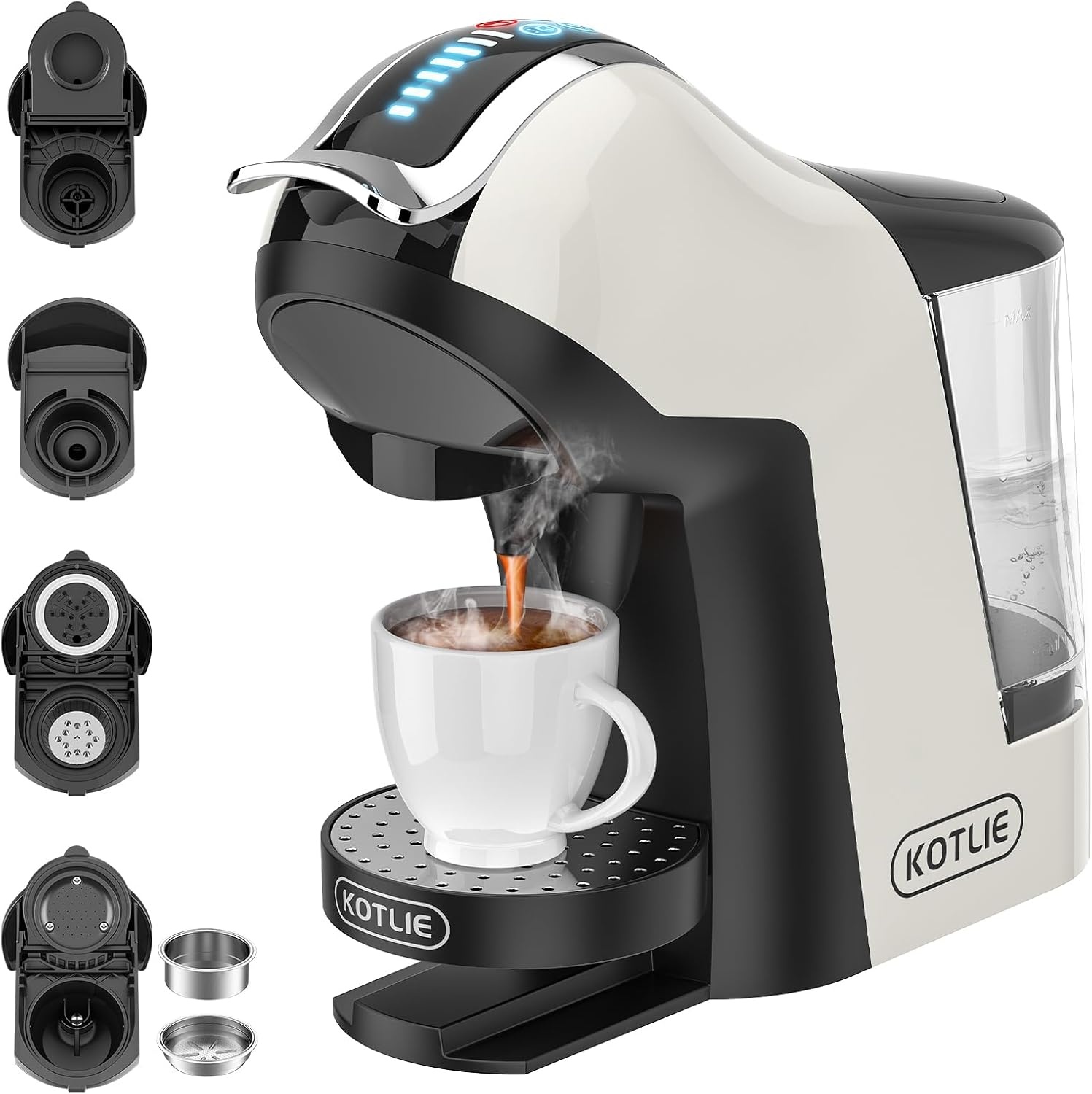 5-in-1 Multicapsule Espressomachine - 53% Korting!
