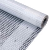 vidaXL Leno dekzeil 260 g/m² 2x4 m wit