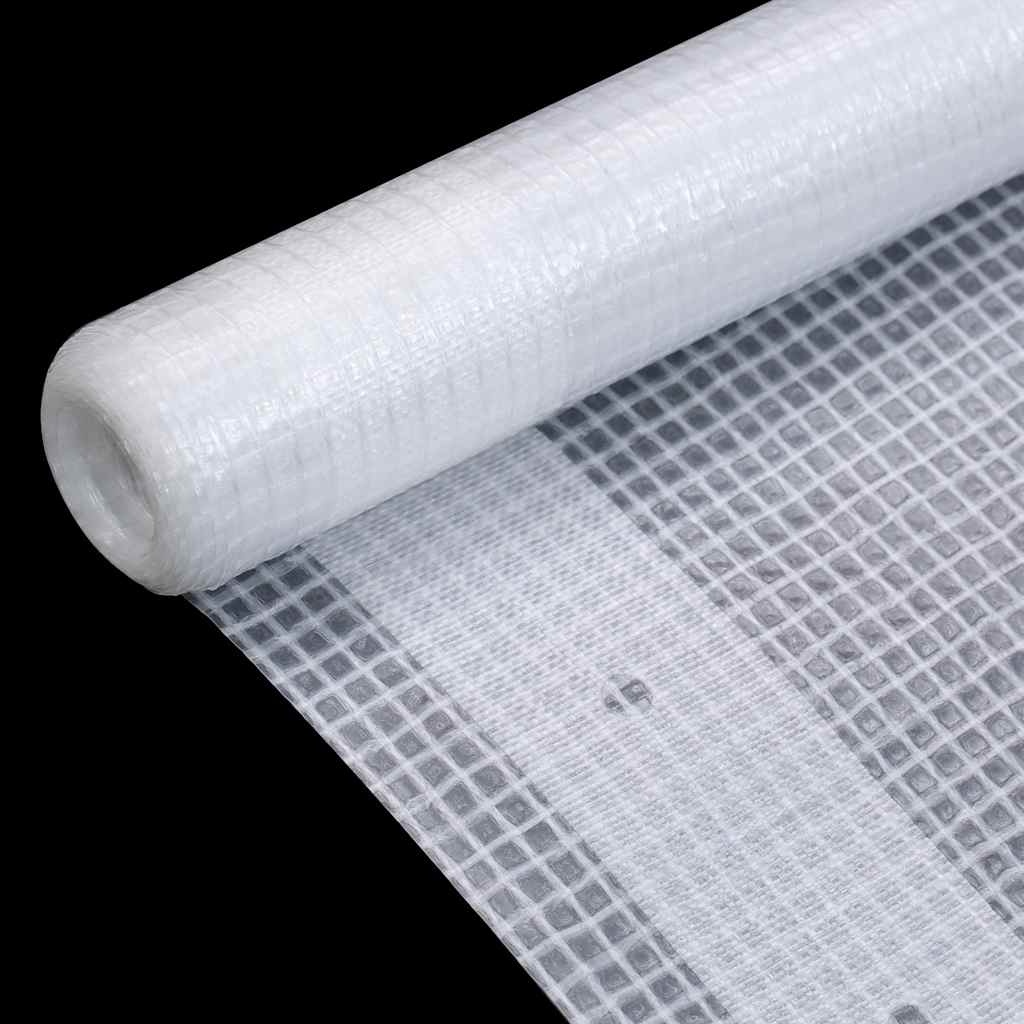 vidaXL Leno dekzeil 260 g/m² 2x4 m wit
