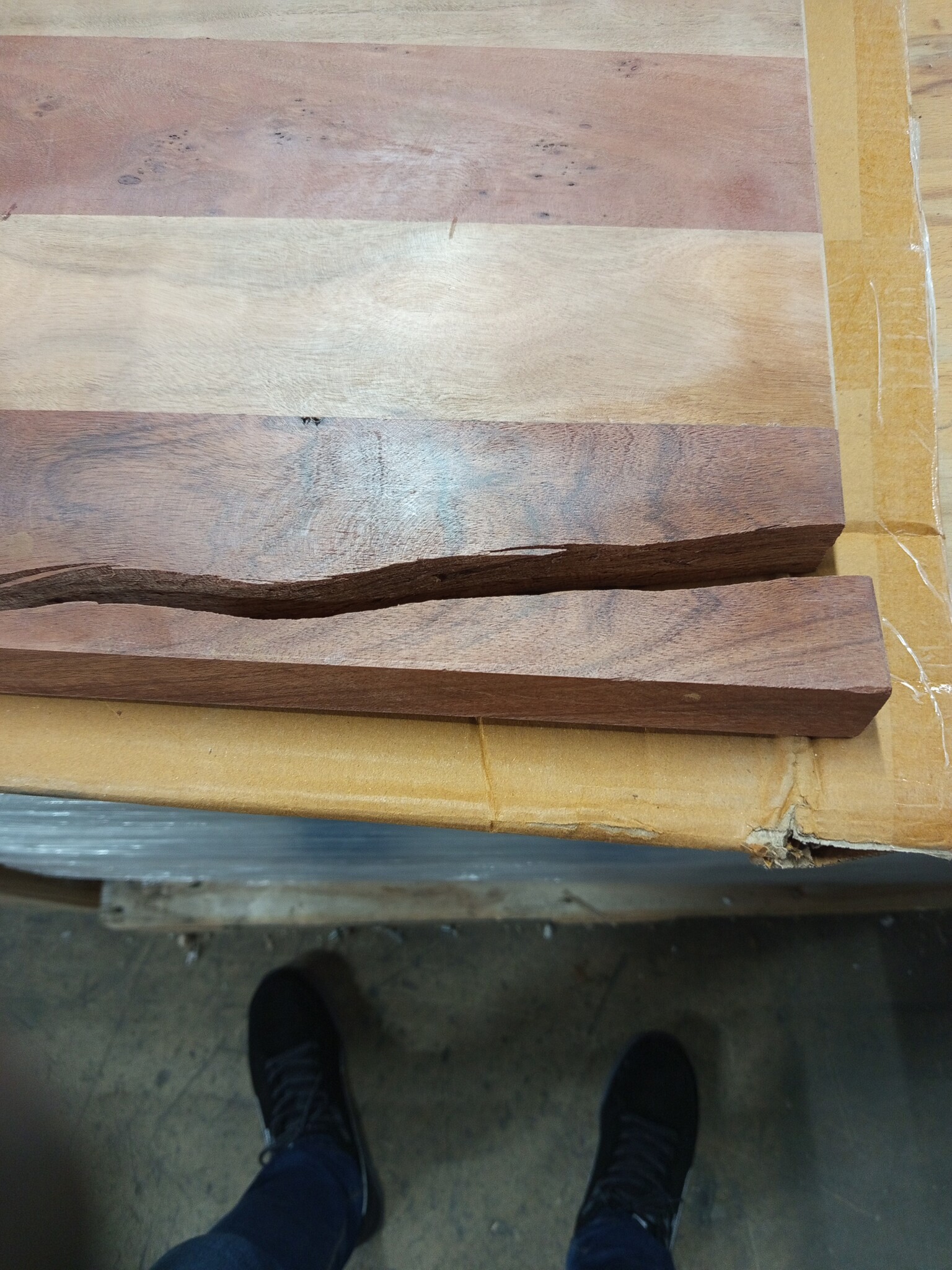 Acaciahout Tafelblad Rechthoekig met Natuurlijke Rand 90x40 cm - 59% Korting
