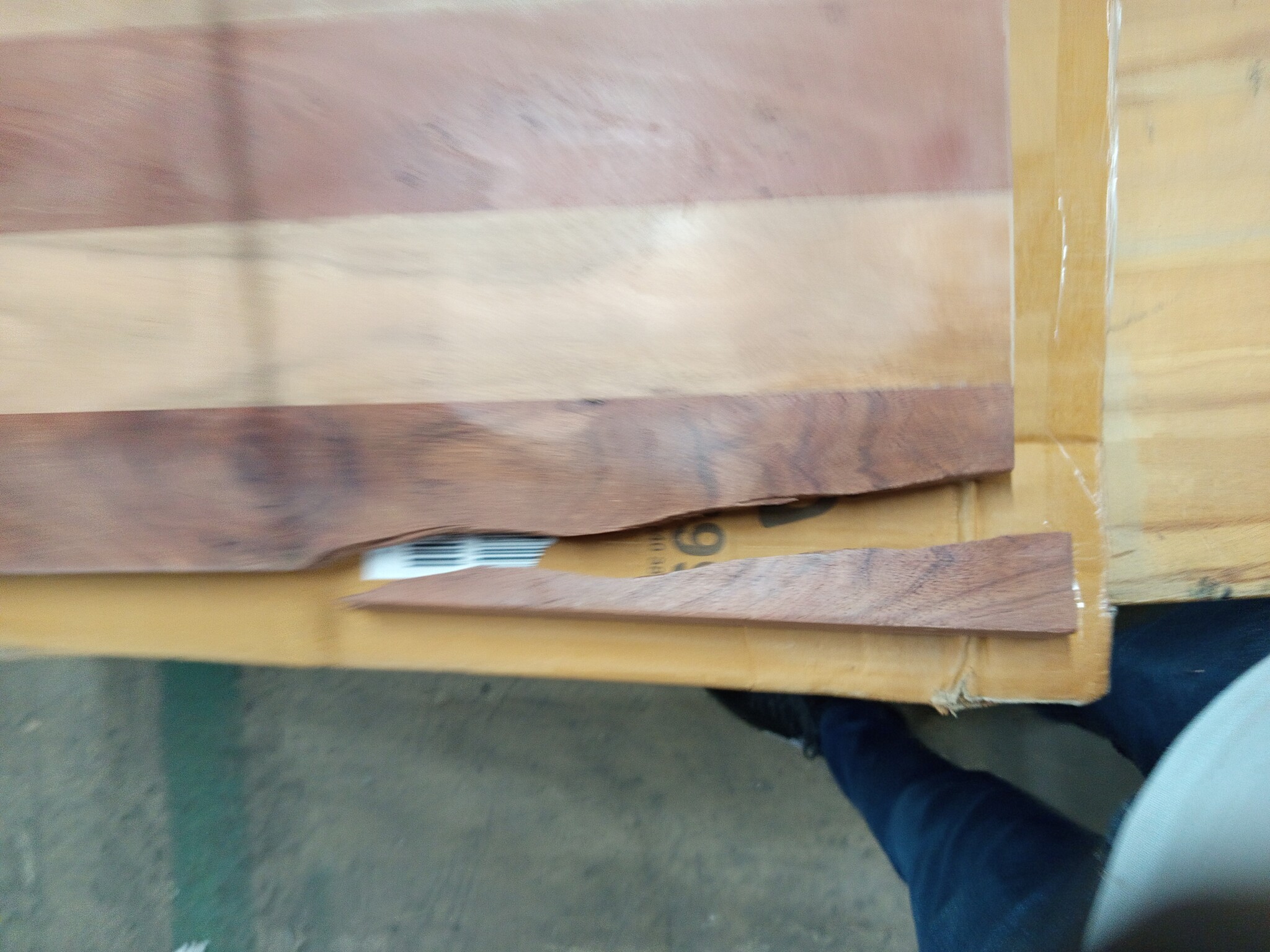 Acaciahout Tafelblad Rechthoekig met Natuurlijke Rand 90x40 cm - 59% Korting