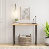 Acaciahout Tafelblad Rechthoekig met Natuurlijke Rand 90x40 cm - 59% Korting
