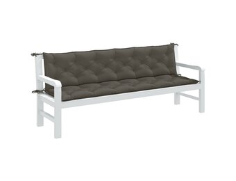 VidaXL Tuinbankkussens 2 stuks Donkergrijs - 46% Korting!