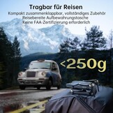 4K GPS Drone X10 PRO: 90 Min Vliegtijd & 3 Accu's - 34% Korting