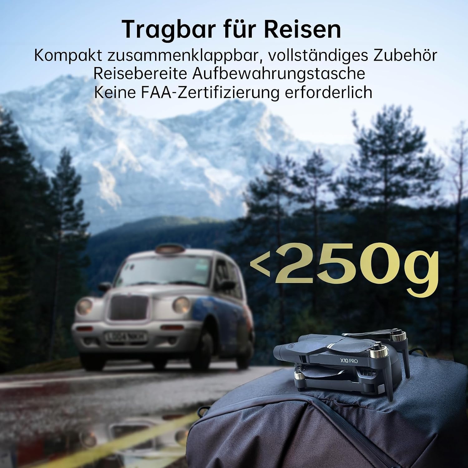 4K GPS Drone X10 PRO: 90 Min Vliegtijd & 3 Accu's - 34% Korting