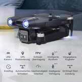 4K GPS Drone X10 PRO: 90 Min Vliegtijd & 3 Accu's - 34% Korting