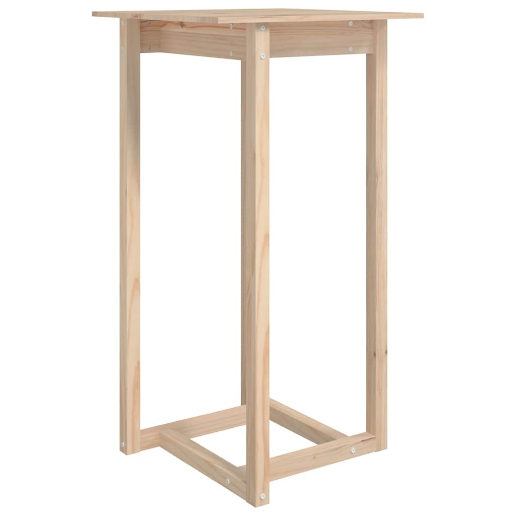 Bartafel Massief Grenenhout 60x60x110 cm - 34% Korting