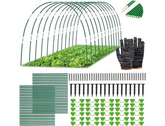 50x Tunnelbogen voor Verhoogd Bed & Plantentunnel - Glasvezel (6mm)
