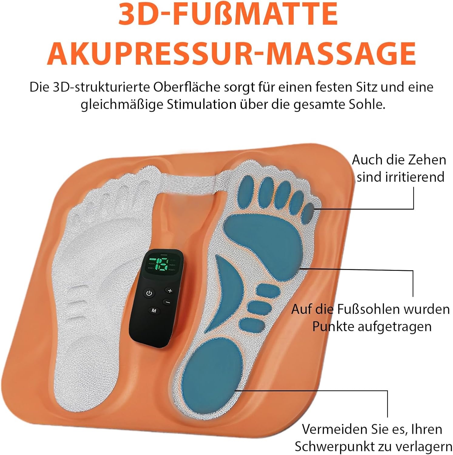 Voetmassageapparaat met 3D Dieptemassage & 6 Modi - 33% Korting