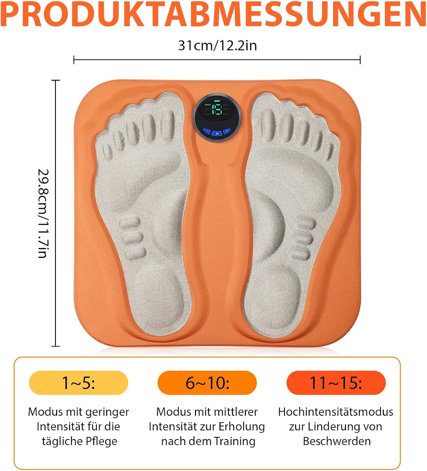 Voetmassageapparaat met 3D Dieptemassage & 6 Modi - 33% Korting