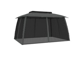 vidaXL Prieel 3,93x2,93m Antraciet - 35% Korting