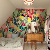 Zelfklevend Cactus Fotobehang - Modern Wanddecor (240x250 cm) - 29% Korting